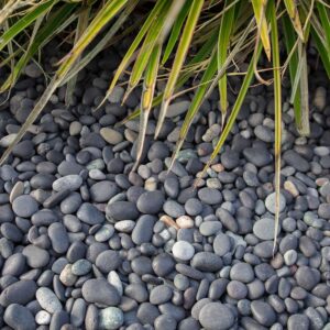Beach Pebbles Zwart - BigbagDirect