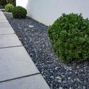 Beach Pebbles Zwart - BigbagDirect